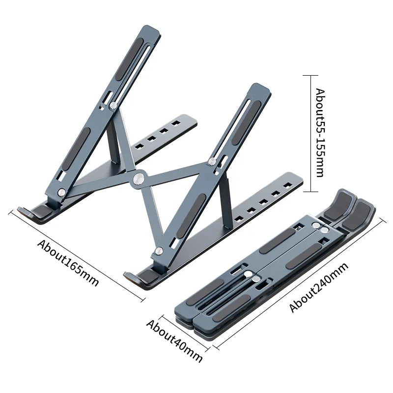 Laptop Holder Stand Adjustable Foldable for Notebook Computer