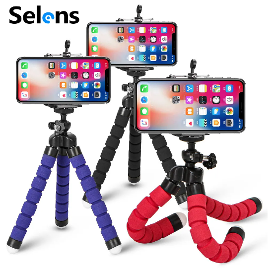 Phone Tripod Flexible Sponge Octopus Mini Tripod For IPhone Android